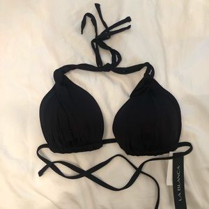 La Blanca string bikini top